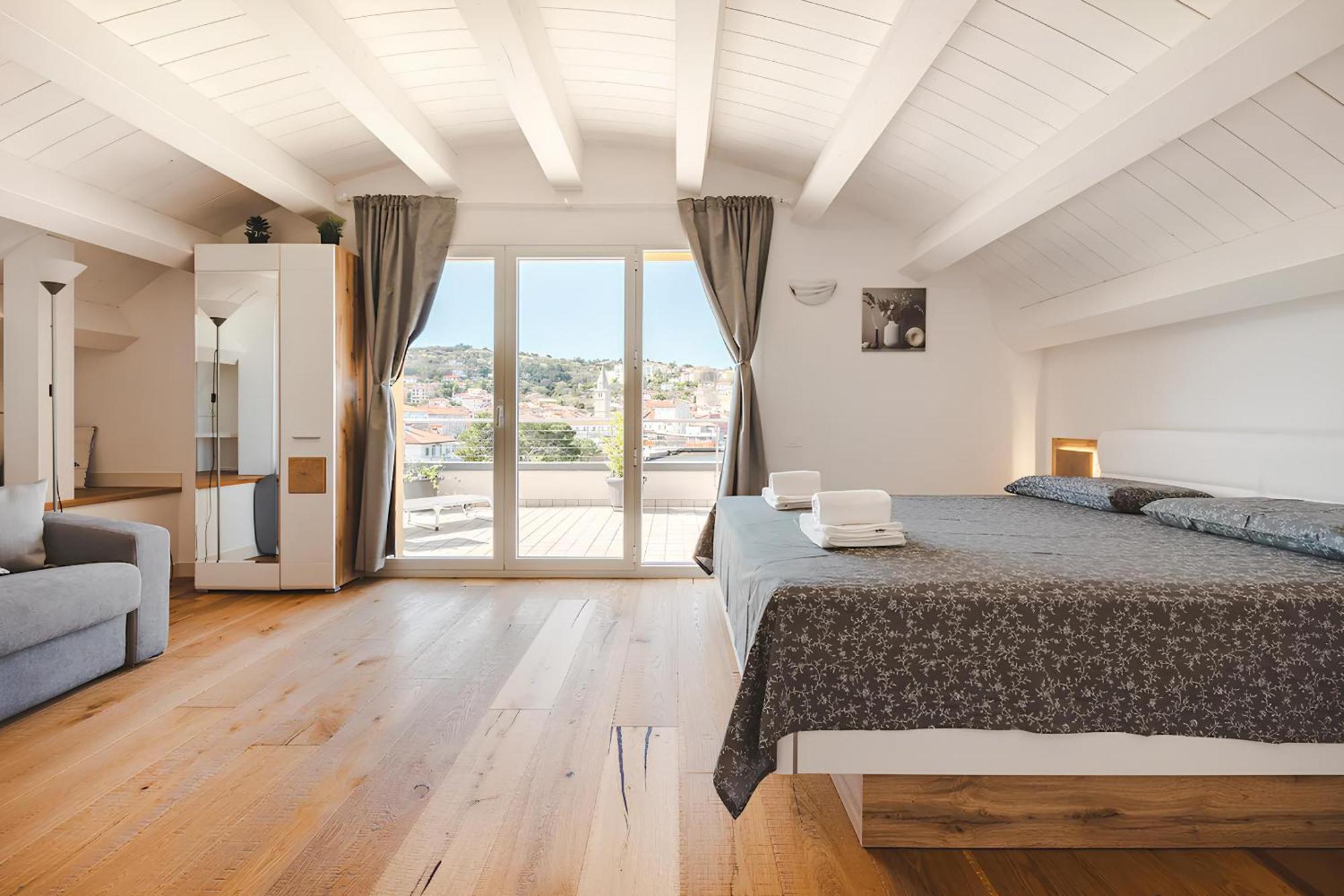 Attico Riva Mare Apartamento Múggia Exterior foto