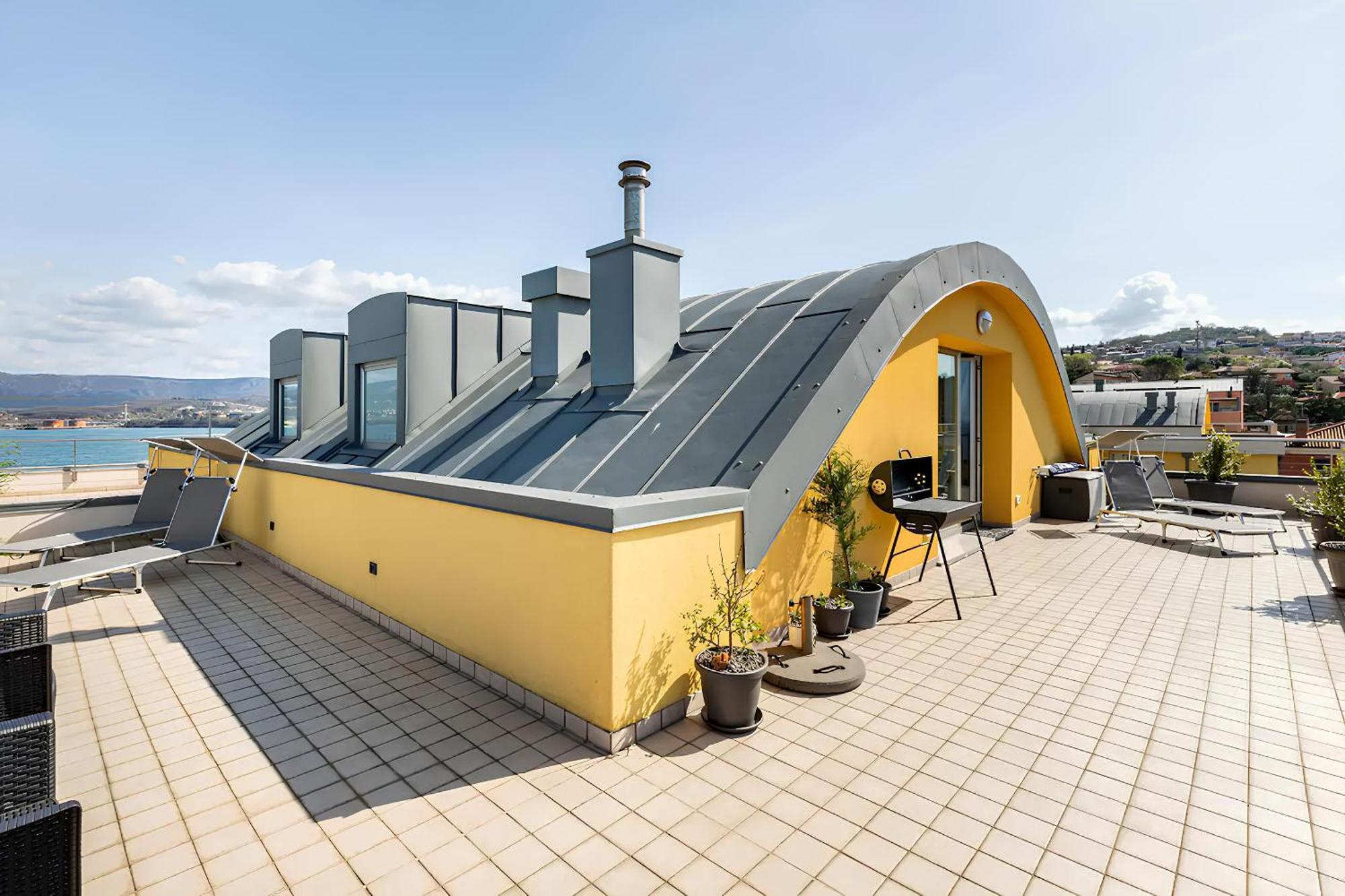 Attico Riva Mare Apartamento Múggia Exterior foto