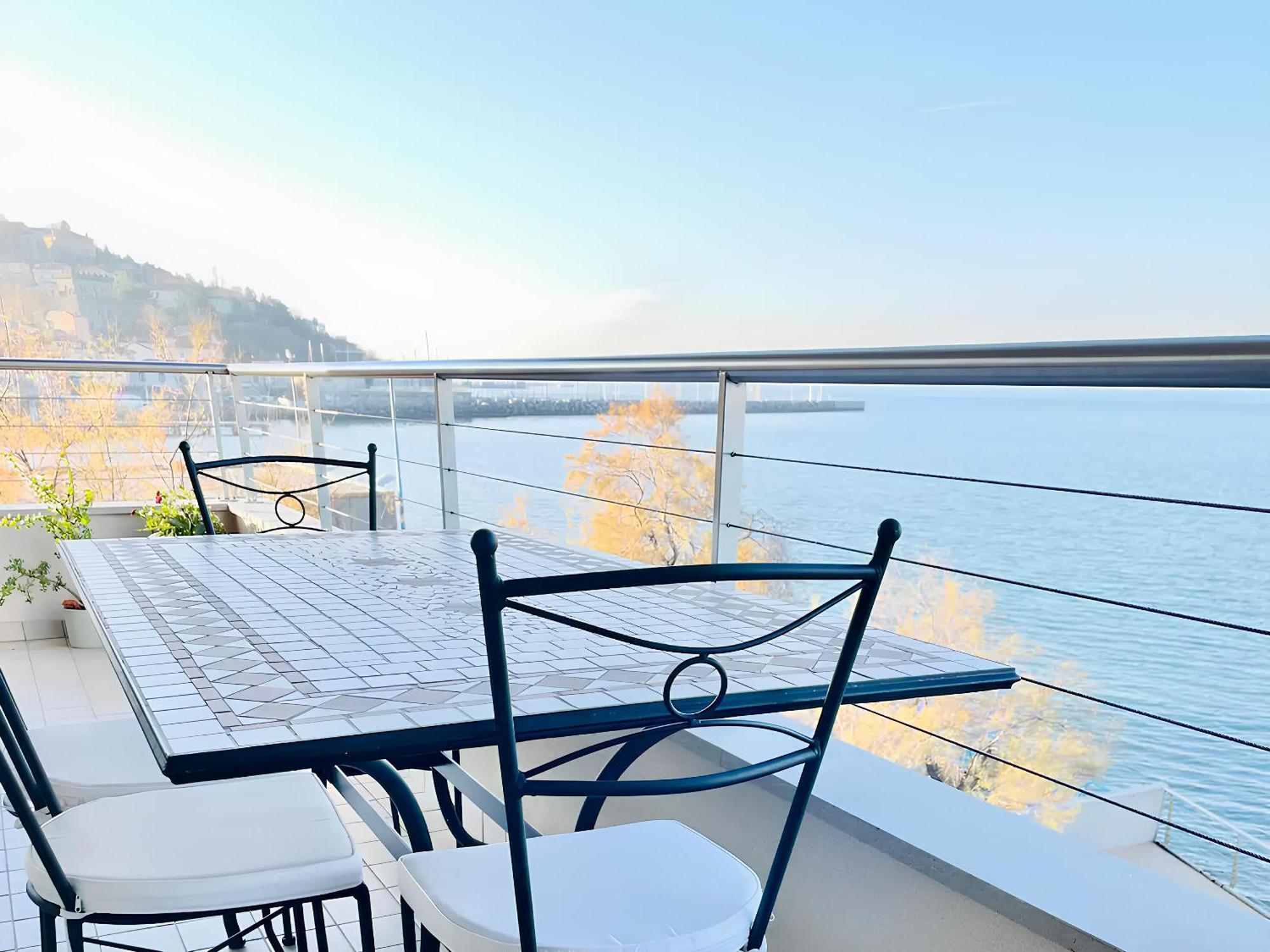 Attico Riva Mare Apartamento Múggia Exterior foto